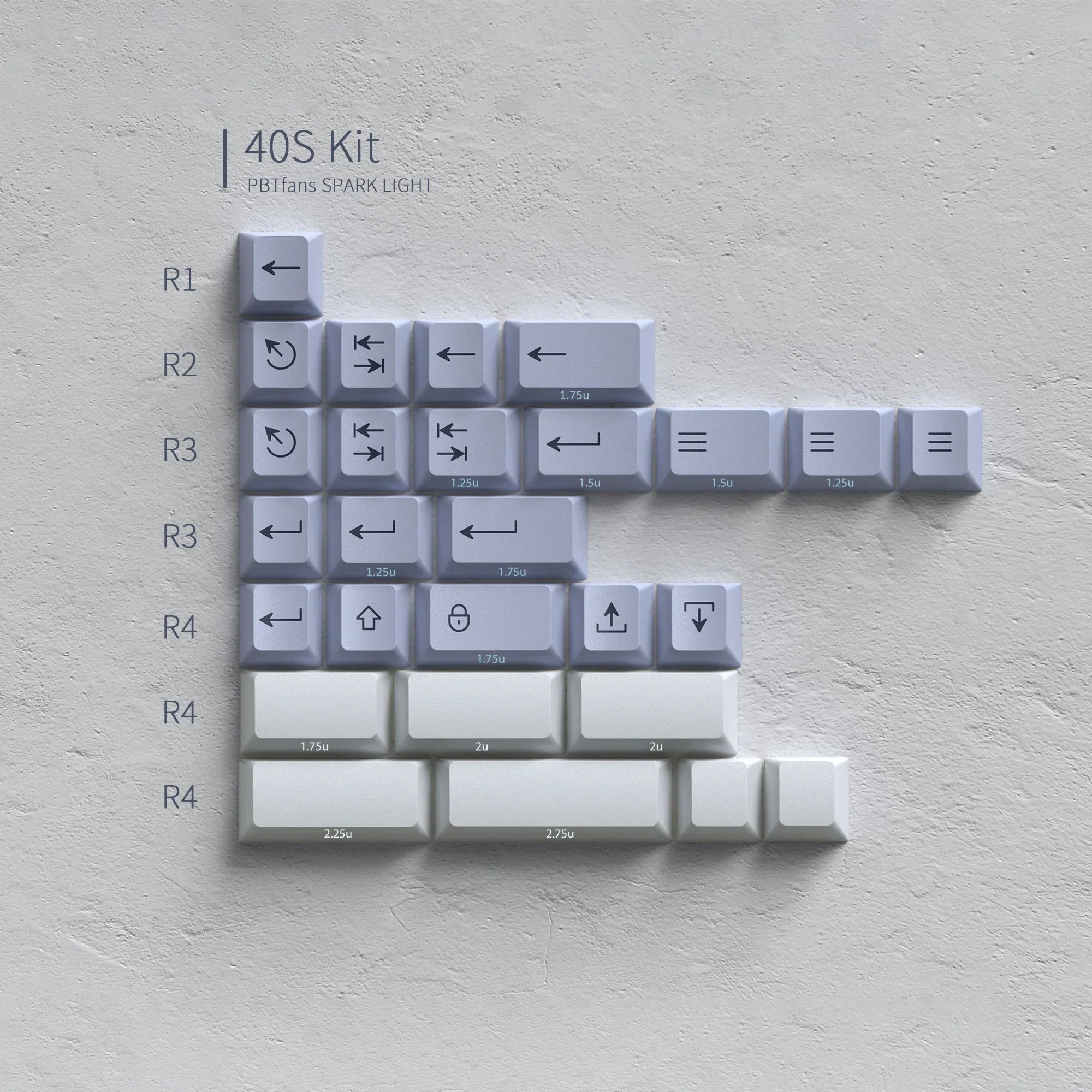KBDfans PBTfans X-Ray - 40s Kit -